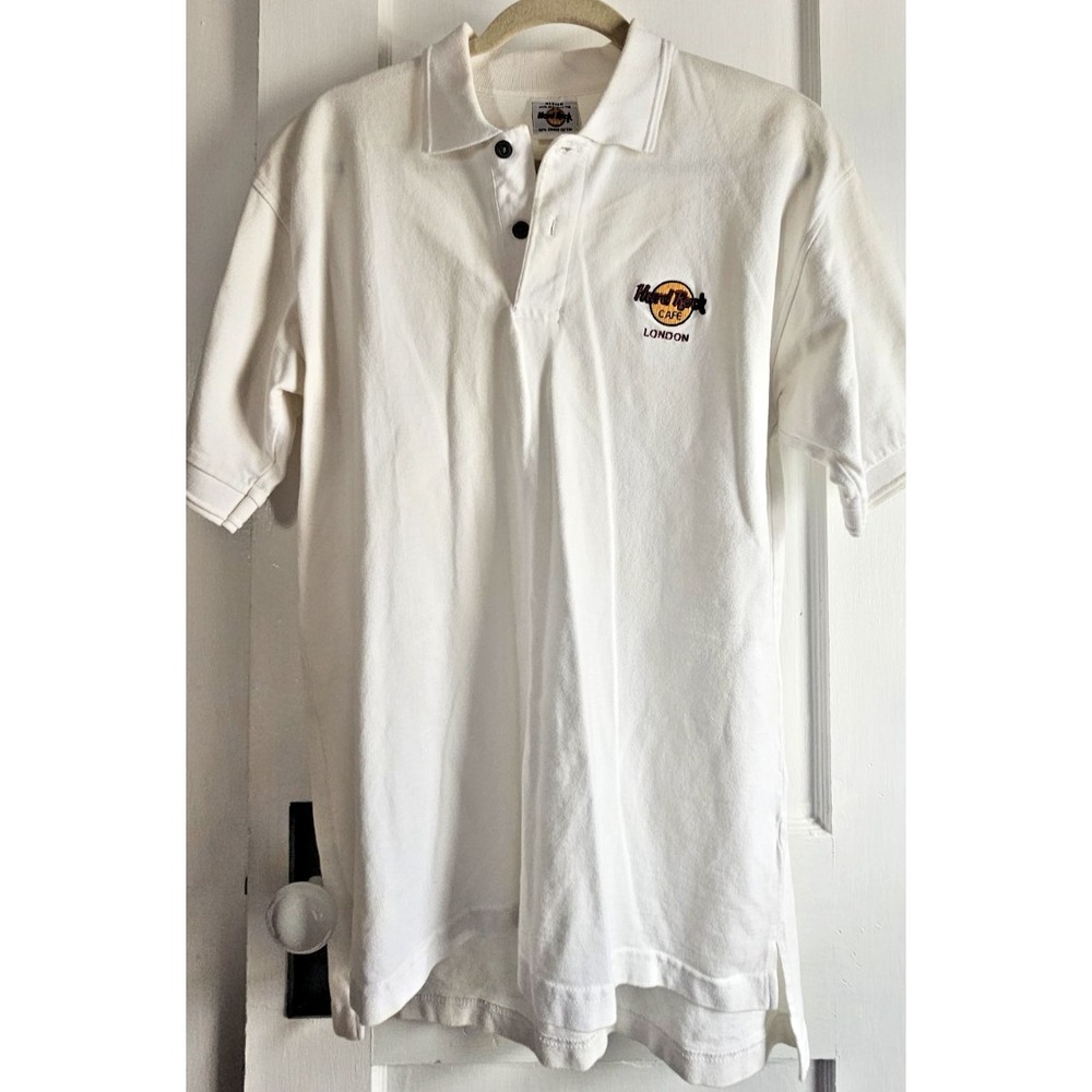 Vintage Hard Rock CAFE London 100% combed‎ cotton embroidery Men Sz M